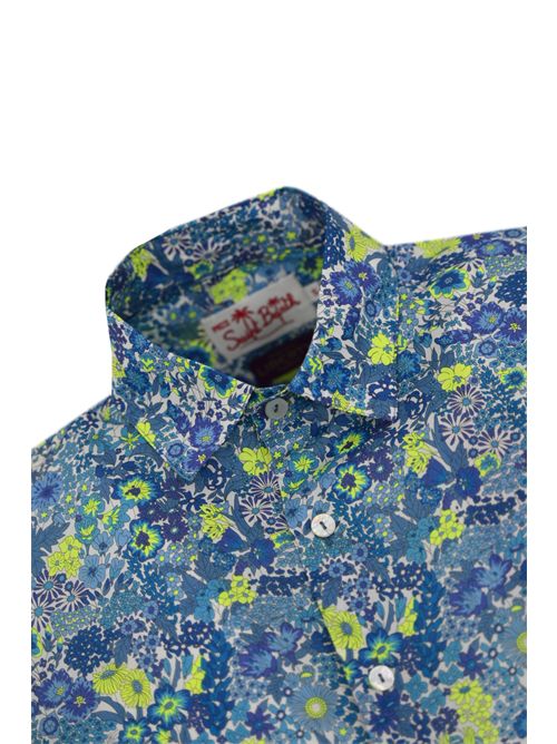 Camicia Sikelia in cotone con stampa Margaret Annie Mc2 Saint Barth | SIKELIA00245H MARGARET ANNIE 1794